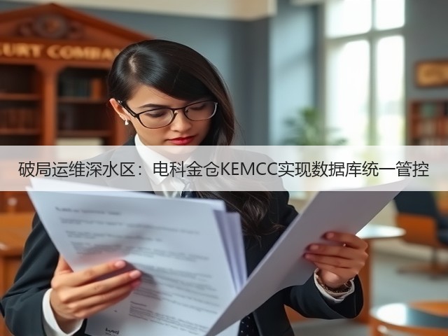 破局运维深水区：电科金仓KEMCC实现数据库统一管控(图3)