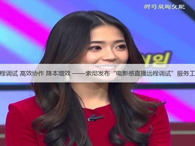 远程调试 高效协作 降本增效 ——索尼发布“电影感直播远程调试”服务工具(图1) 远程调试 高效协作 降本增效 ——索尼发布“电影感直播远程调试”服务工具(图1)