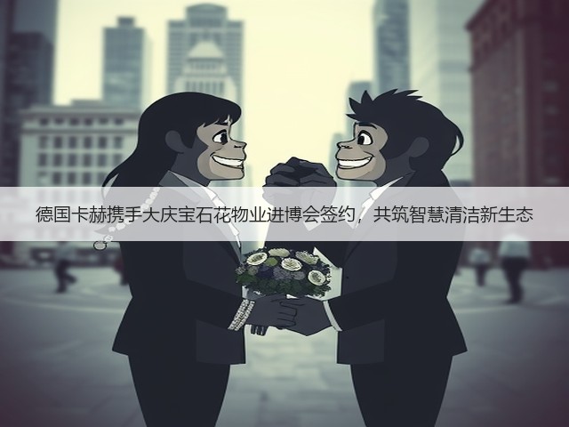 德国卡赫携手大庆宝石花物业进博会签约，共筑智慧清洁新生态(图2)