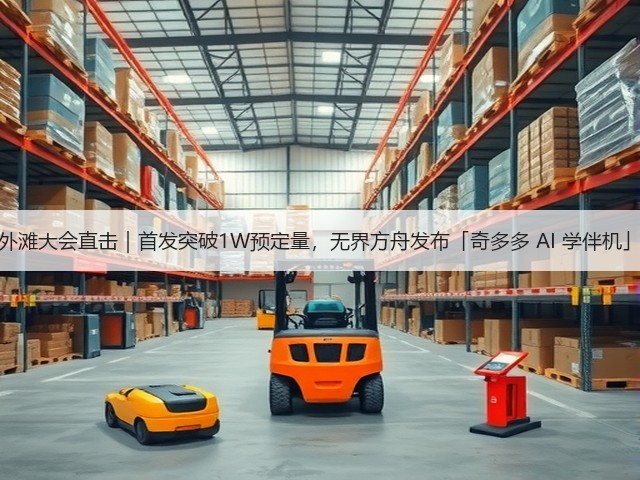 外滩大会直击|首发突破1W预定量,无界方舟发布「奇多多 AI 学伴机」(图1) 外滩大会直击|首发突破1W预定量,无界方舟发布「奇多多 AI 学伴机」(图1)