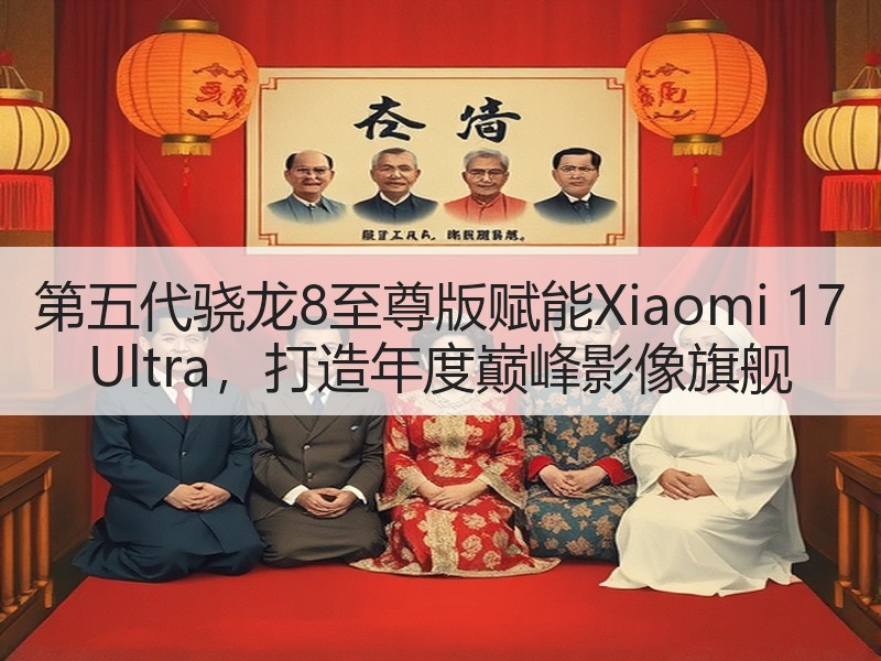 第五代骁龙8至尊版赋能Xiaomi 17 Ultra，打造年