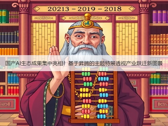 国产AI生态成果集中亮相!基于昇腾的主题特展透视产业跃迁新图景(图3) 国产AI生态成果集中亮相!基于昇腾的主题特展透视产业跃迁新图景(图3)