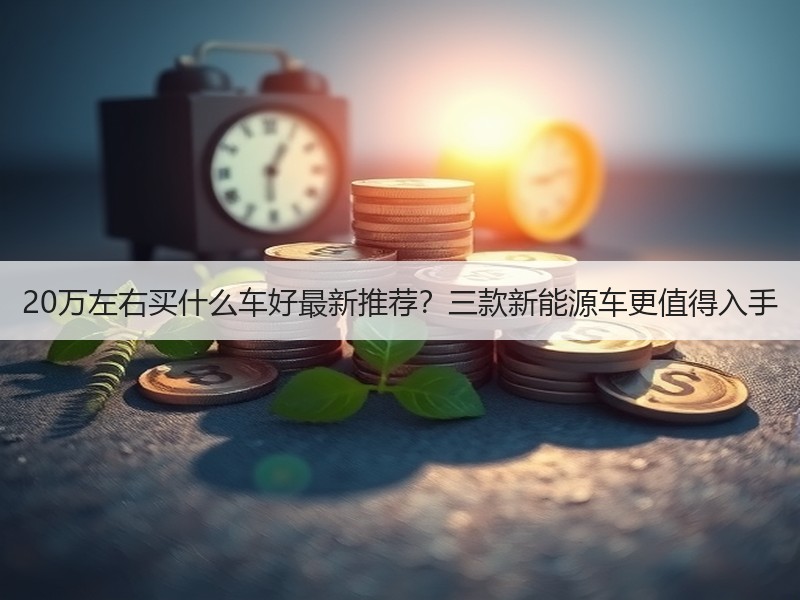 20万左右买什么车好最新推荐？三款新能源车更值得入手