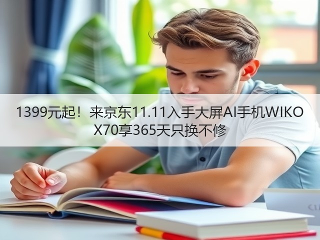 1399元起！来京东11.11入手大屏AI手机WIKO X70享365天只换不修(图3)