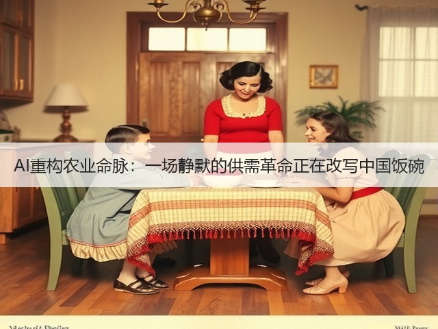 AI重构农业命脉:一场静默的供需革命正在改写中国饭碗(图3) AI重构农业命脉:一场静默的供需革命正在改写中国饭碗(图3)