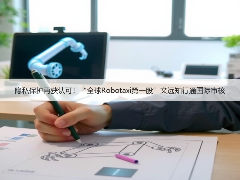 隐私保护再获认可！“全球Robotaxi第一股”文远知行通国