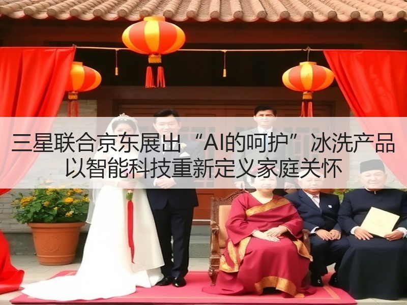 三星联合京东展出“AI的呵护”冰洗产品 以智能科技重新定义家