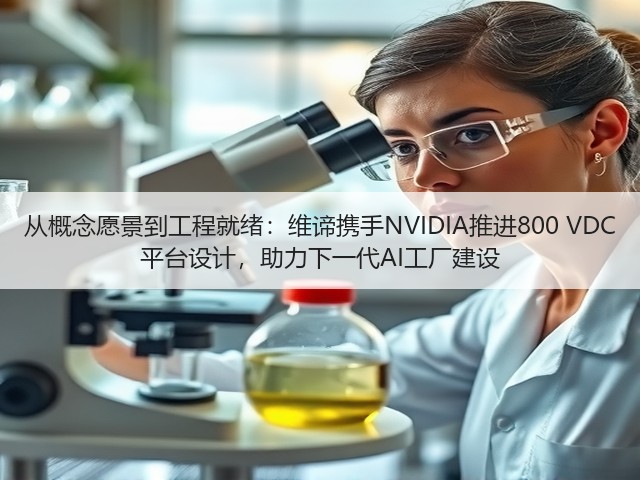 从概念愿景到工程就绪：维谛携手NVIDIA推进800 VDC 平台设计，助力下一代AI工厂建设(图1)