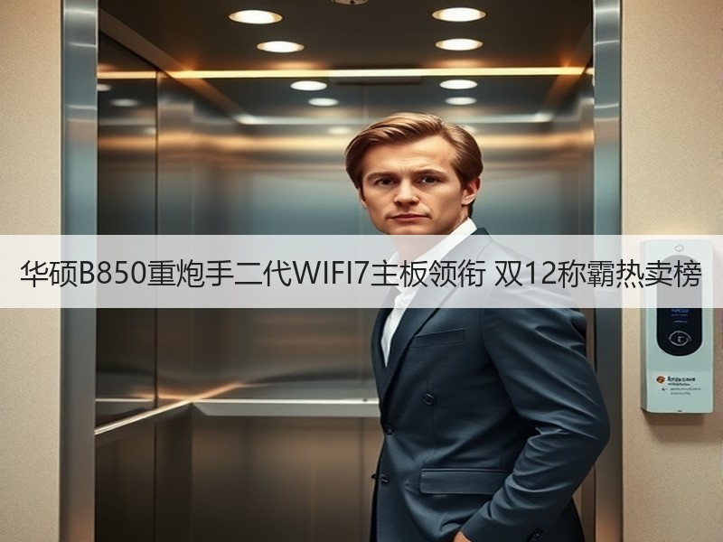 华硕B850重炮手二代WIFI7主板领衔 双12称霸热卖榜