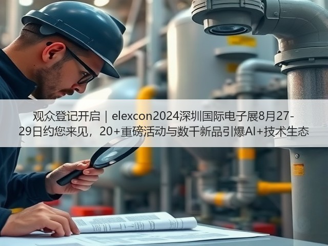 观众登记开启|elexcon2024深圳国际电子展8月27-29日约您来见,20+重磅活动与数千新品引爆AI+技术生态(图1) 观众登记开启|elexcon2024深圳国际电子展8月27-29日约您来见,20+重磅活动与数千新品引爆AI+技术生态(图1)