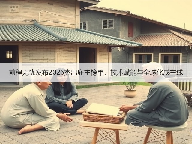前程无忧发布2026杰出雇主榜单,技术赋能与全球化成主线(图2) 前程无忧发布2026杰出雇主榜单,技术赋能与全球化成主线(图2)