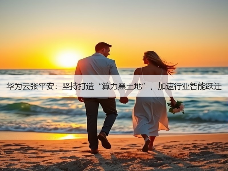 华为云张平安：坚持打造“算力黑土地”，加速行业智能跃迁