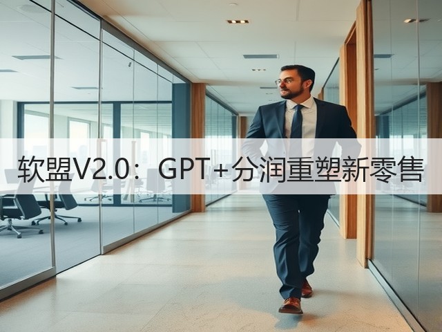 软盟V2.0:GPT+分润重塑新零售(图3) 软盟V2.0:GPT+分润重塑新零售(图3)