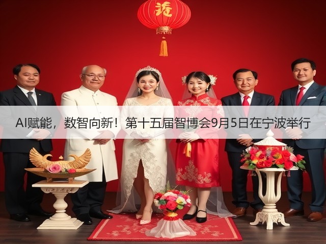 AI赋能,数智向新!第十五届智博会9月5日在宁波举行(图2) AI赋能,数智向新!第十五届智博会9月5日在宁波举行(图2)