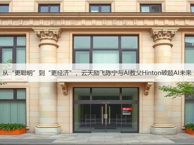 从“更聪明”到“更经济”,云天励飞陈宁与AI教父Hinton破题AI未来(图1) 从“更聪明”到“更经济”,云天励飞陈宁与AI教父Hinton破题AI未来(图1)
