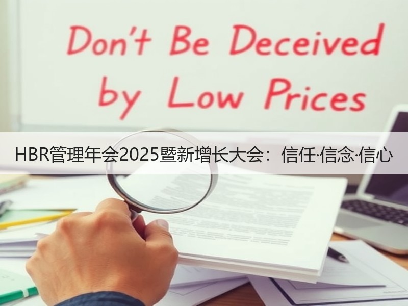 HBR管理年会2025暨新增长大会：信任·信念·信心