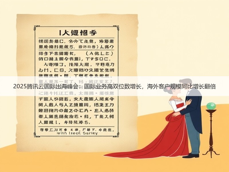2025腾讯云国际出海峰会：国际业务高双位数增长，海外客户规
