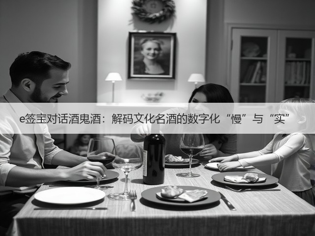 e签宝对话酒鬼酒:解码文化名酒的数字化“慢”与“实”(图2) e签宝对话酒鬼酒:解码文化名酒的数字化“慢”与“实”(图2)