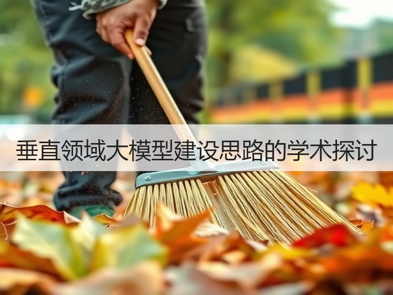垂直领域大模型建设思路的学术探讨