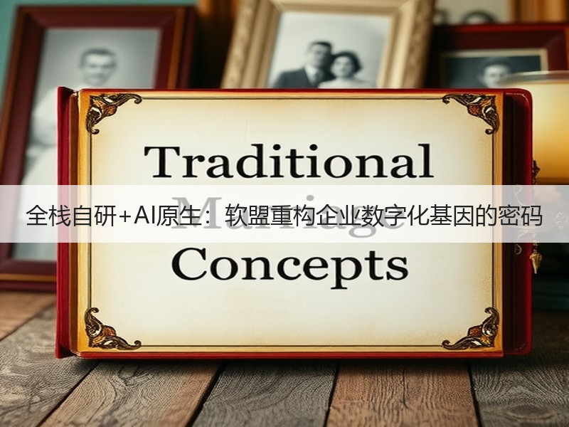全栈自研+AI原生：软盟重构企业数字化基因的密码
