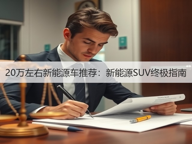 20万左右新能源车推荐：新能源SUV终极指南(图1)