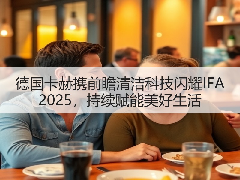 德国卡赫携前瞻清洁科技闪耀IFA 2025，持续赋能美好生活