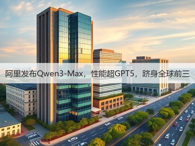 阿里发布Qwen3-Max,性能超GPT5,跻身全球前三(图2) 阿里发布Qwen3-Max,性能超GPT5,跻身全球前三(图2)