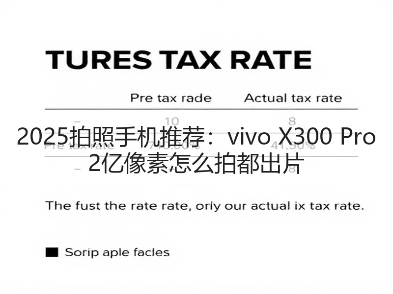 2025拍照手机推荐：vivo X300 Pro 2亿像素怎