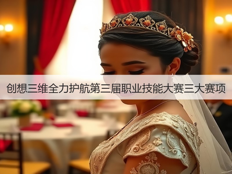 创想三维全力护航第三届职业技能大赛三大赛项