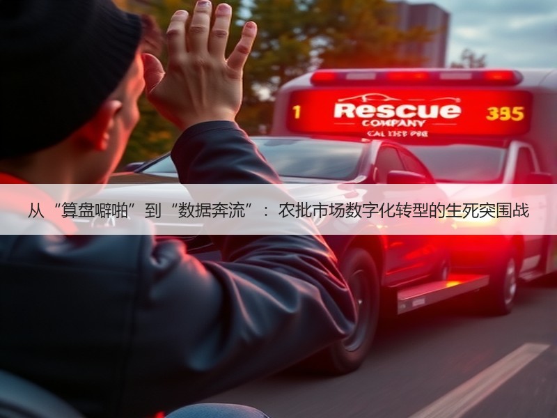 从“算盘噼啪”到“数据奔流”：农批市场数字化转型的生死突围战