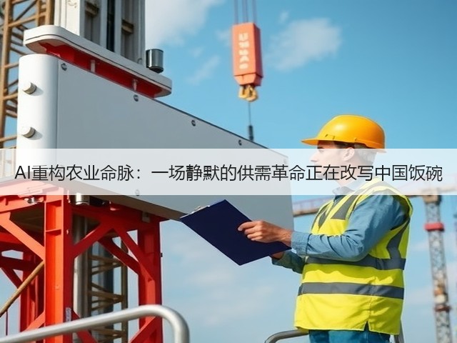 AI重构农业命脉:一场静默的供需革命正在改写中国饭碗(图1) AI重构农业命脉:一场静默的供需革命正在改写中国饭碗(图1)