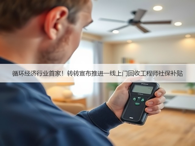 循环经济行业首家!转转宣布推进一线上门回收工程师社保补贴(图1) 循环经济行业首家!转转宣布推进一线上门回收工程师社保补贴(图1)