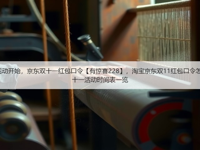 2025淘宝京东双11活动开始,京东双十一红包口令【有惊喜228】,淘宝京东双11红包口令怎么领取?天猫京东双十一活动时间表一览(图3) 2025淘宝京东双11活动开始,京东双十一红包口令【有惊喜228】,淘宝京东双11红包口令怎么领取?天猫京东双十一活动时间表一览(图3)