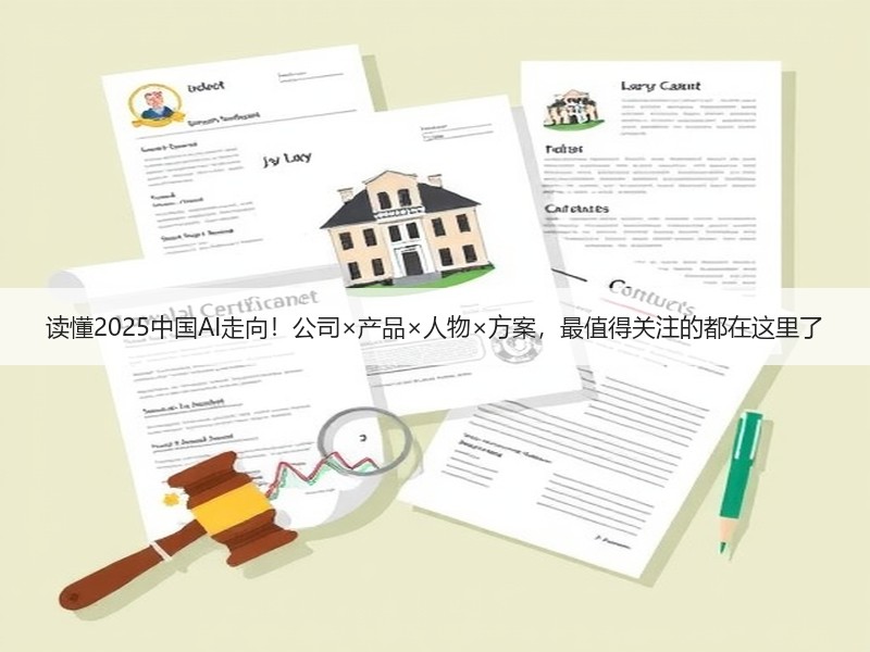读懂2025中国AI走向！公司×产品×人物×方案，最值得关注