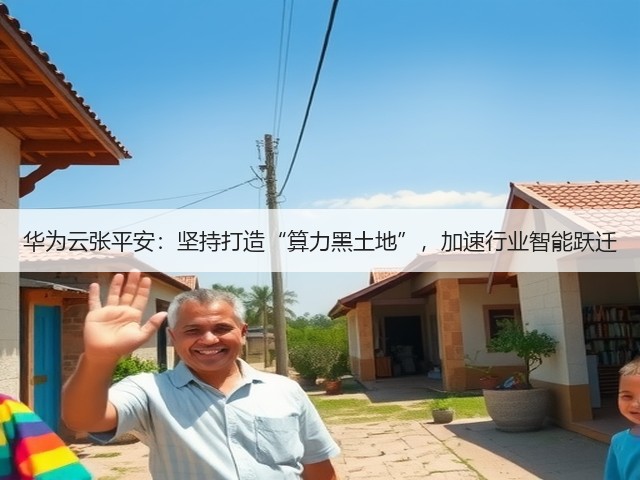 华为云张平安：坚持打造“算力黑土地”，加速行业智能跃迁(图1)