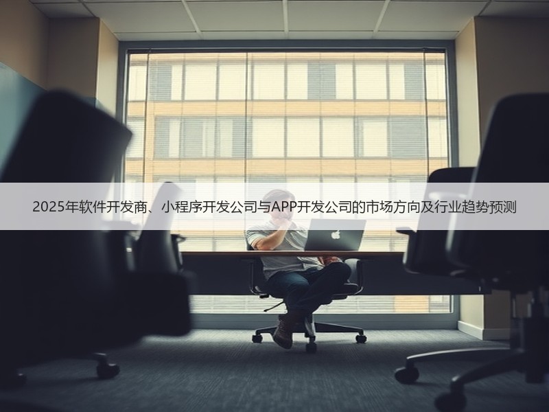 2025年软件开发商、小程序开发公司与APP开发公司的市场方