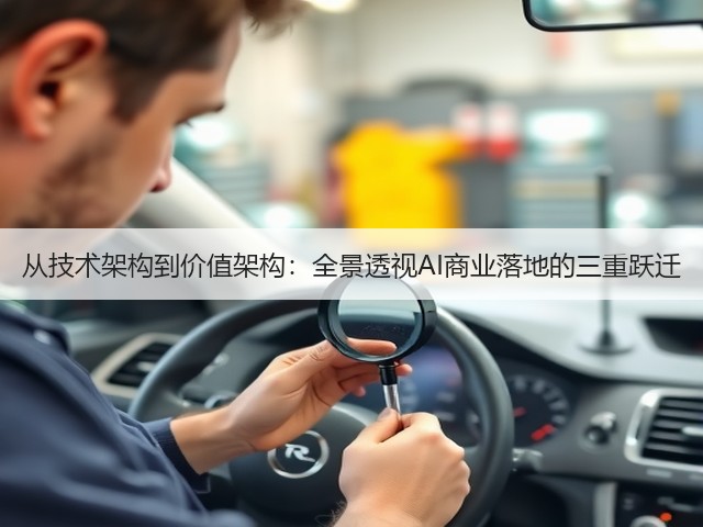 从技术架构到价值架构:全景透视AI商业落地的三重跃迁(图1) 从技术架构到价值架构:全景透视AI商业落地的三重跃迁(图1)