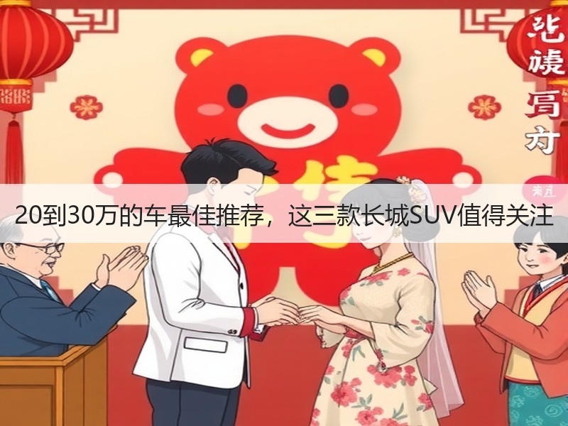 20到30万的车最佳推荐，这三款长城SUV值得关注