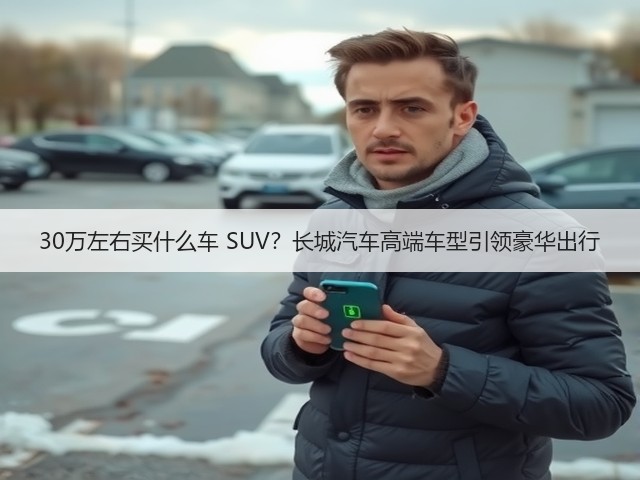 30万左右买什么车 SUV？长城汽车高端车型引领豪华出行(图1)