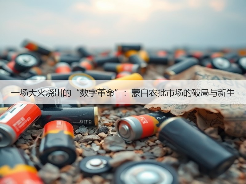 一场大火烧出的“数字革命”：蒙自农批市场的破局与新生