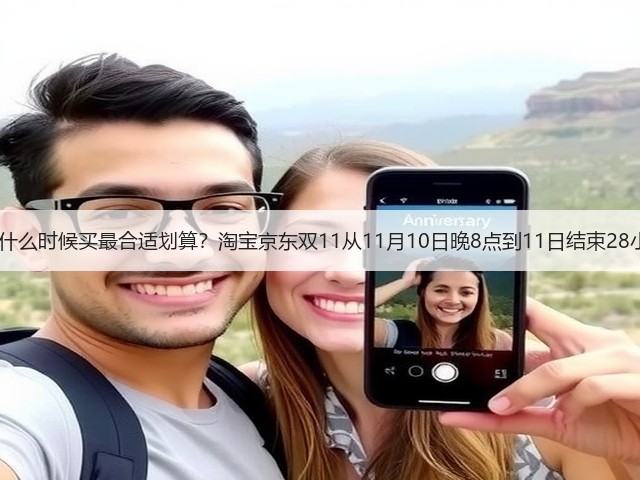2025年双十一什么时候买最合适划算？淘宝京东双11从11月10日晚8点到11日结束28小时内买最便宜(图2)