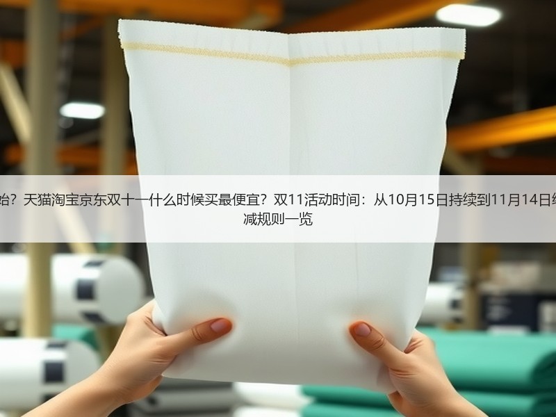 2025年双十一什么时候开始？天猫淘宝京东双十一什么时候买最