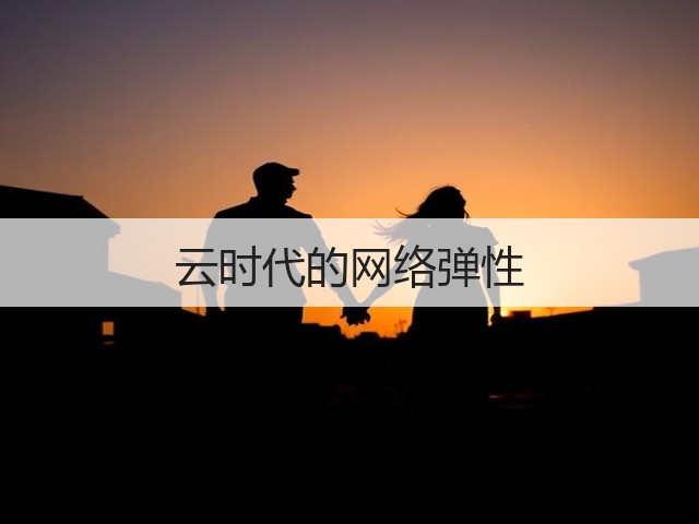 云时代的网络弹性(图3) 云时代的网络弹性(图3)