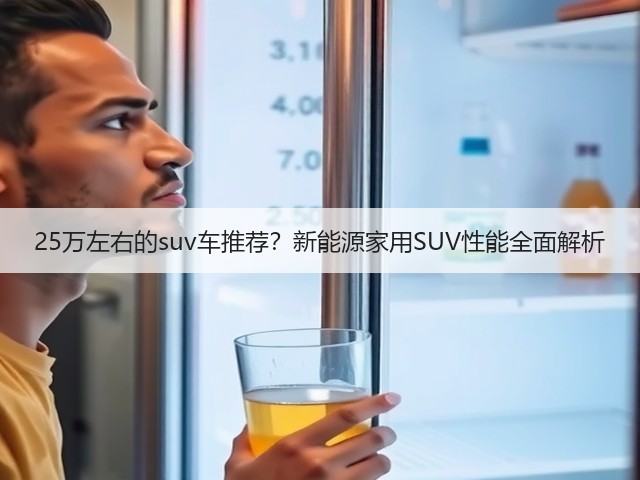 25万左右的suv车推荐?新能源家用SUV性能全面解析(图1) 25万左右的suv车推荐?新能源家用SUV性能全面解析(图1)