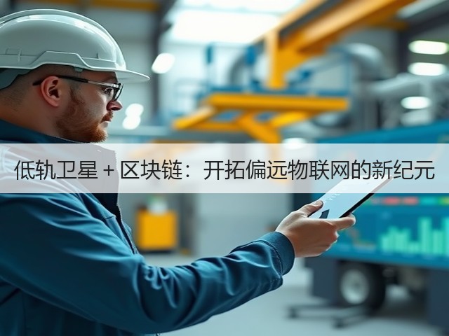 低轨卫星+区块链:开拓偏远物联网的新纪元(图3) 低轨卫星+区块链:开拓偏远物联网的新纪元(图3)