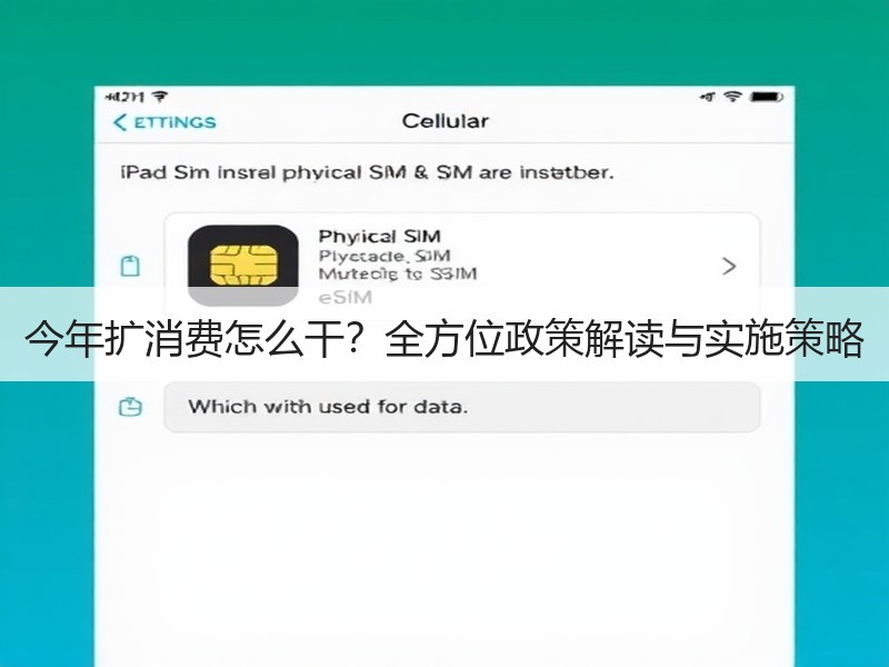 今年扩消费怎么干？全方位政策解读与实施策略