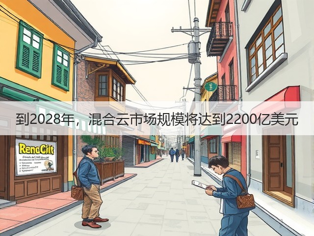 到2028年，混合云市场规模将达到2200亿美元(图3)
