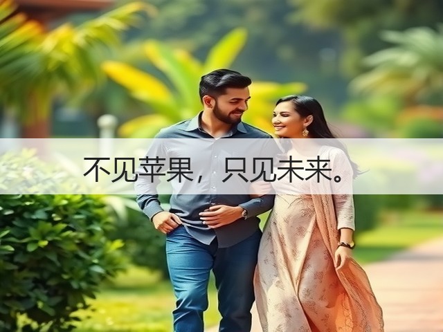 不见苹果，只见未来。(图1)