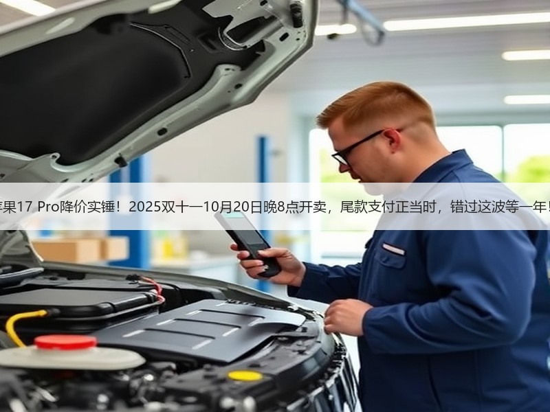苹果17 Pro降价实锤！2025双十一10月20日晚8点开