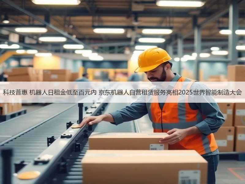 科技普惠 机器人日租金低至百元内 京东机器人自营租赁服务亮相